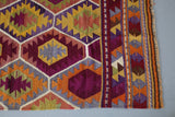  Turkish rug, vintage rug, flat weave, kilim rug, large area rug, square rug, Wild Shaman, Portland, Oregon, rug store, rug shop, local shop,  bright colors, area rug, red rug, bold color