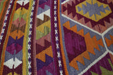  Turkish rug, vintage rug, flat weave, kilim rug, large area rug, square rug, Wild Shaman, Portland, Oregon, rug store, rug shop, local shop,  bright colors, area rug, red rug, bold color