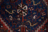  Vintage Persian rug in a living room setting, pile rug, Turkish rug, vintage rug, portland, rug shop, bright colors, wild shaman, soft rug, bold color, Portland, Oregon, rug store, rug shop, local shop, antique rug