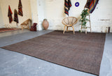 goat hair, natural, organic, goat hair rug, brown rug, portland, rug shop, rug store, flat weave, kilim rug, black rug, modern rug