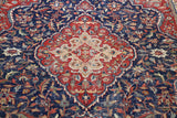 Old Persian Rug 6ftx8ft