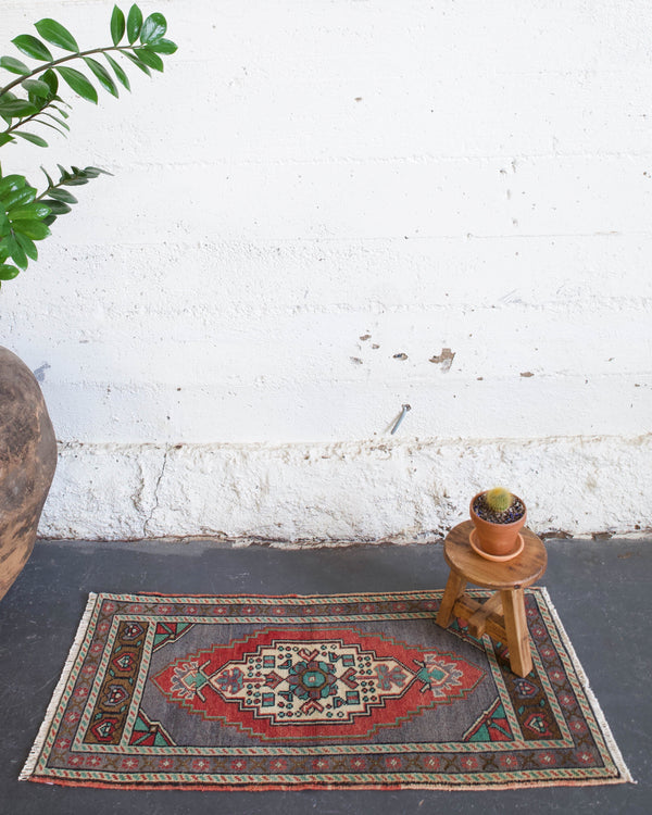 old rug, antique rug, earthy colors, faded colors, turkish rug, vintage rug, flat weave, mini rug, pile rug, Wild Shaman, Portland, Oregon, rug store, rug shop, local shop, kilim rug