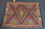 old rug, antique rug, earthy colors, faded colors, turkish rug, vintage rug, flat weave, mini rug, pile rug, Wild Shaman, Portland, Oregon, rug store, rug shop, local shop, kilim rug