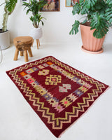 pile rug, Turkish rug, vintage rug, portland, rug shop, bright colors, wild shaman, area rug, red rug, mini rug, bold color, Portland, Oregon, rug store, rug shop, local shop, flat weave, kilim rug