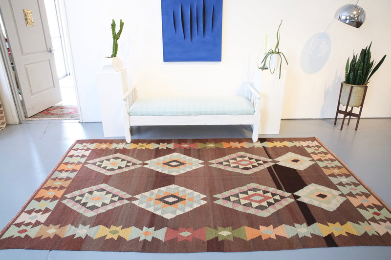 Old Milas Bencik Kilim 5.8ftx9.7ft