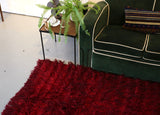 Vintage Filikli Tulu Rug in Maroon 3.10ftx7ft